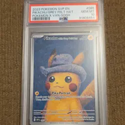 Pokemon TCG 2023 Pikachu with Grey Felt Hat SV Promo #85 PSA 10 EN Full Art - Image 1