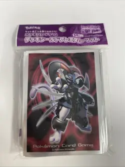 Pokemon Official Deck Shield Premium Armored Mewtwo 64 Sleeves Japan NEW Sleeve - Image 1
