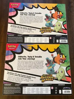 Pokemon Ascended Heroes Deluxe Pin Collection Kit Lot of 2 - Image 2