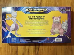 Pokemon Kanto Power Collection Box Mewtwo-EX Slowbro-EX XY Evolutions TCG SEALED 820650809446 - Image 2