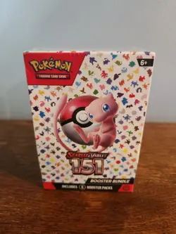 Pokemon TCG Scarlet & Violet 151 Booster Bundle 6 Packs, Factory-Sealed - Image 1