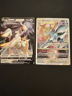 Arceus V&VStar Ultra Premium Collection Metal Promo Cards Pokemon Tcg Arceus Upc - Image 1
