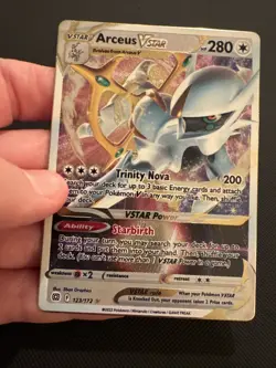 Arceus V&VStar Ultra Premium Collection Metal Promo Cards Pokemon Tcg Arceus Upc - Image 5