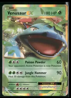 Venusaur EX 1/108 Holo EX Rare Evolutions Pokemon Near Mint - Image 1