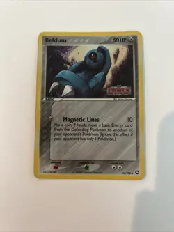 BELDUM Holo 45/108 COMMON EX Power Keepers STAMPED Pokemon Card 2007 LP - Image 1