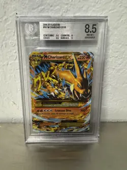 Pokemon TCG Mega-Charizard Flashfire 107/106 Holo Holo Rare EX 2014 BGS 8.5 - Image 1