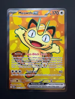 Meowth ex 107/088 Pokemon Perfect Order Ultra Rare Near Mint (NM) 2026 - Image 1