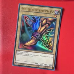 Konami Yu-Gi-Oh! TCG Exodia Right Leg Forbidden One YGLD-ENA18 1st Ed Ultra - Image 1