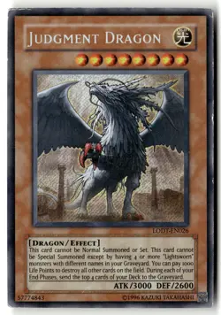 Judgment Dragon LODT-EN026 Light of Destruction Yu-Gi-Oh Unlimited HP - Image 1