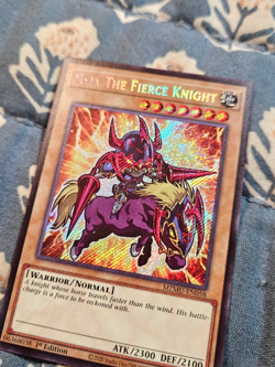Gaia The Fierce Knight - Secret Rare - Chibi Maze of Muertos MZMU-EN058 - Yugioh - Image 2