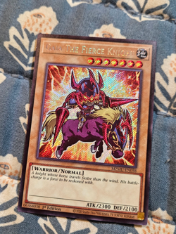 Gaia The Fierce Knight - Secret Rare - Chibi Maze of Muertos MZMU-EN058 - Yugioh - Image 3