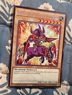 Gaia The Fierce Knight - Secret Rare - Chibi Maze of Muertos MZMU-EN058 - Yugioh - Image 4