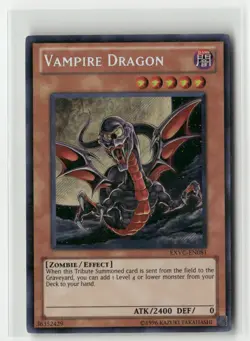 Vampire Dragon EXVC-EN081 Unlimited SEC Extreme Victory NM Yu-Gi-Oh - Image 1
