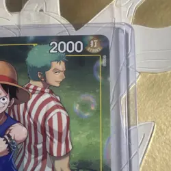 One Piece Card Game Monkey.D.Luffy OP10-111 Royal Blood Rare Foil Promo - Image 5