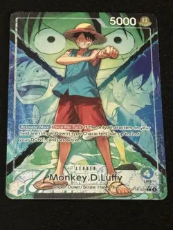 Bandai One Piece CCG Monkey D. Luffy Full Art Foil SR OP16-022 5000 - Image 1