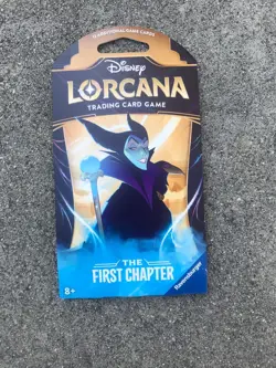 ⭐ Disney Lorcana TCG The First Chapter - Sleeved Booster Pack -Maleficent Art⭐ - Image 1