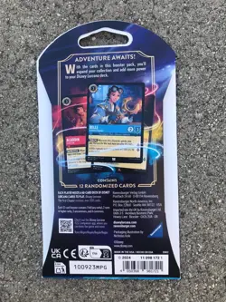 ⭐ Disney Lorcana TCG The First Chapter - Sleeved Booster Pack -Maleficent Art⭐ - Image 2