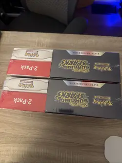 Two-pack Pokemon Surging Sparks ETB + Booster Bundle Costco x2 🔥 - Image 3