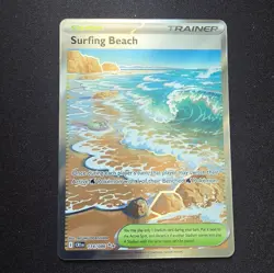 Surfing Beach Full Art - 114/086 - Chaos Rising - Pokemon Card - Image 1