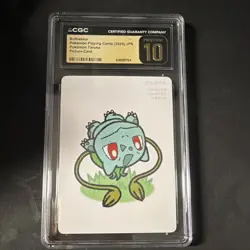 CGC Pristine 10 Bulbasaur Pokemon Taruka Picture Card Japanese 2025 - Image 1