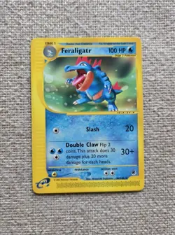 Feraligatr 46/165 Expedition Non Holo Pokemon Tcg E-Reader Wotc [NM/LP] - Image 1