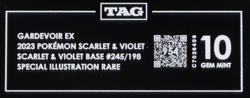 2023 Pokemon Scarlet & Violet 245/198 Gardevoir EX SIR TAG 10 (954) - Image 3