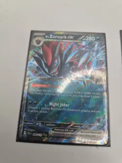 Pokemon N's Zoroark ex X3 098/159 Double Rare Journey Together - Image 5