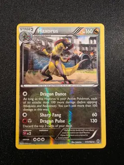 Haxorus 111/162 BREAKthrough Rare Reverse Holo Near Mint - Image 1