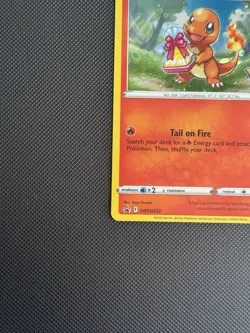 Pokemon TCG Charmander SWSH232 Black Star Promo Pokemon GO - Image 3