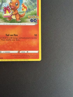 Pokemon TCG Charmander SWSH232 Black Star Promo Pokemon GO - Image 5