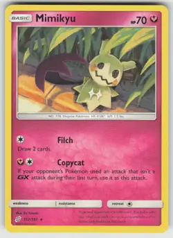 Mimikyu 112/181 Rare Team Up Pokemon Near Mint - Image 1