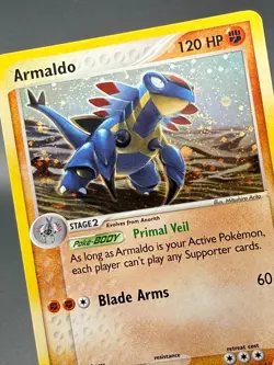 Armaldo MP 1/100 🌀 SWIRL - Holo Rare EX Sandstorm 2003 - Pokemon (G) - Image 3