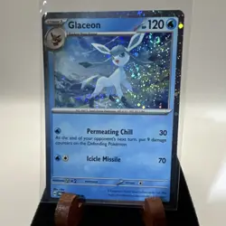 Pokemon TCG Glaceon 20/100 Platinum Holo Rare English 2009 CLEAN🔥 - Image 1