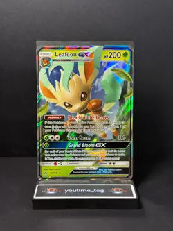 Pokemon Ultra Prism Ultra Rare Leafeon GX #13 - Image 1
