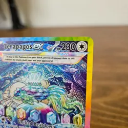 Pokemon Terapagos ex 170/142 SIR Stellar Crown Hyper Secret Rare - Image 4