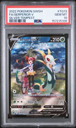 PSA 10 SERPERIOR V TG13/TG30 FULL ART SILVER TEMPEST POKEMON 🍃 - Image 1