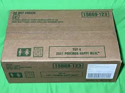 POKEMON MCDONALD'S SEALED CASE (2021) 150 BOOSTER PACKS 25TH ANNIVERSARY TOY 4 - Image 1