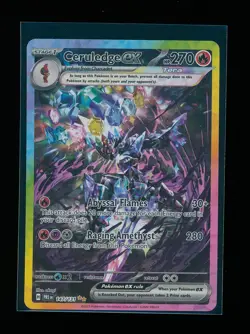 POKEMON Prismatic Evolutions CERULEDGE EX 147/131 Special Illustration Rare NM - Image 1
