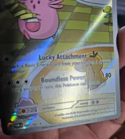 POKEMON Twilight Masquerade CHANSEY 187/167 Illustration Rare - Image 3