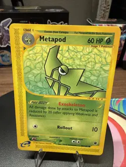 Metapod 87/165 Uncommon Pokemon TCG Expedition Base Set NM Condition - Image 1