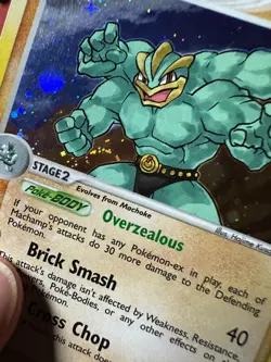 Pokemon Machamp EX TCG Hidden Legends 9/101 Holo With Swirl🌀 LP - Image 5