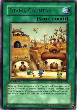 Yugioh Ojama Country RGBT-EN098 Rare 1st Edition LP - Image 1