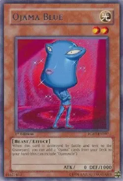 OJAMA BLUE (RGBT-EN097) - YuGiOh Rare 1st Ed. Monster - Image 1