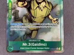 One Piece TCG - Mr.3 Galdino (Alt Art) ST30-014* - Starter Deck EX: Luffy & Ace - Image 3