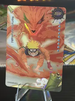 Naruto Uzumaki NRSA01-SSR-019L3 Naruto Kayou Card (ENGLISH) - Image 1