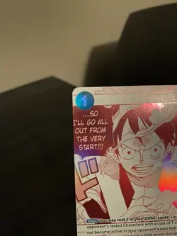 Bandai One Piece Card Game Monkey D. Luffy OP13-040 Event Alt Art Foil SR EN - Image 4