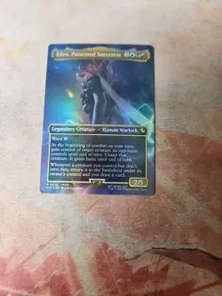 Edea, Possessed Sorceress Borderless FOIL Commander Final Fantasy MTG NM - Image 1