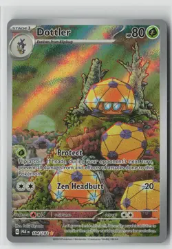 Dottler 184/182 Illustration Rare Paradox Rift Pokemon Holo Near Mint - Image 1