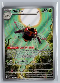 Ninjask 137/132 Illustration Rare Mega Evolution Pokemon Near Mint - Image 1