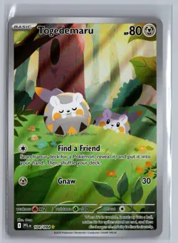 Togedemaru 104/094 Illustration Rare Phantasmal Flames Pokemon Near Mint - Image 1